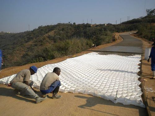 Plastic Cell Filled Concrete (PMGSY)  For Roads