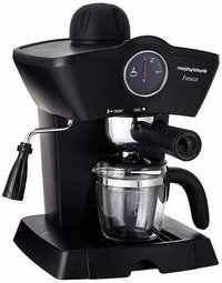 Morphy Richards Fresco 800-watt 4-cups Espresso Coffee Maker (black)