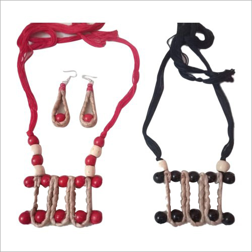 Ladies Jute Handmade Necklace Set
