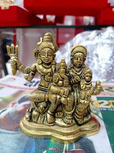 Golden Parvati Shiva Statues