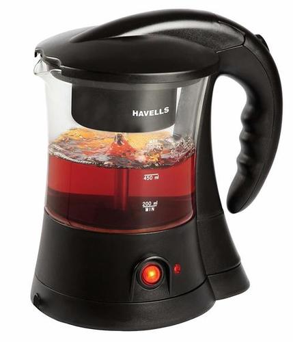 Havells Crystal 600-watt Stainless Steel Tea And Coffee Maker (Black)