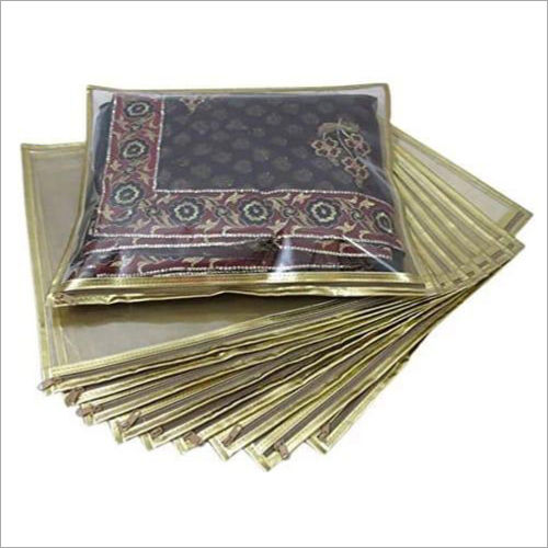 Recyclable Zipper Plain Saree Packing Bag