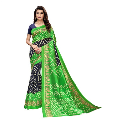 KALAMKARI PRINTED  SILK  SAREE FOR LADIES