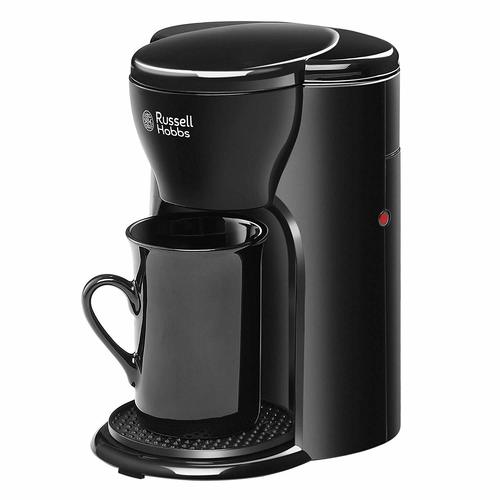 Russell Hobbs RCM1 a   330 Watt One Cup Coffee Maker with Ceramic Cup and permanent filter with 2 Years Warranty