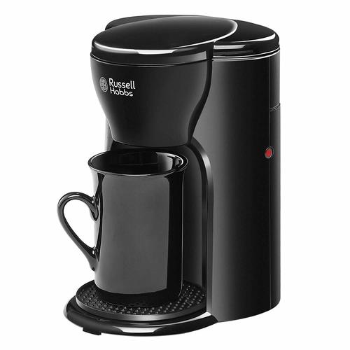 Russell Hobbs RCM1 – 330 Watt One Cup Coffee Maker with Ceramic Cup and permanent filter with 2 Years Warranty