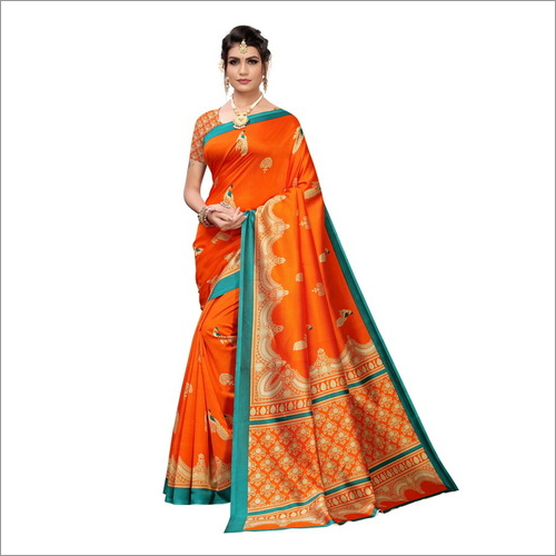 KALAMKARI KHADI  SILK  SAREE