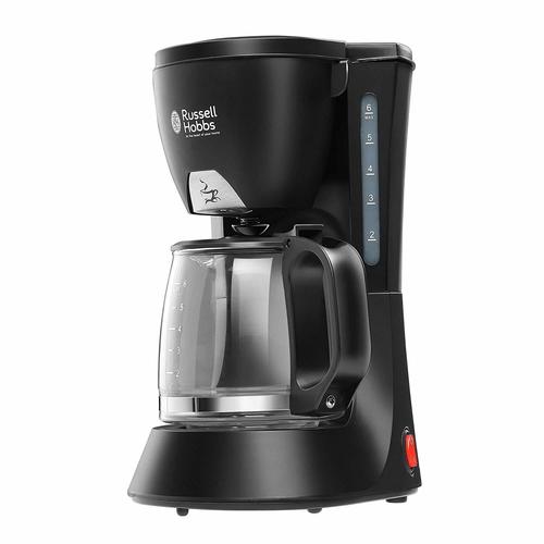 Russell Hobbs RCM60 – 600 Watt Drip Coffee Maker with Carafe and permanent filter with 2 Years Warranty