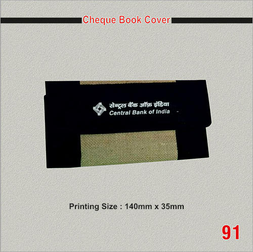 Luxury Leather Promotional Cheque Book Cover - High-Quality Lightweight Design Elegant and Stylish Travel Accessory