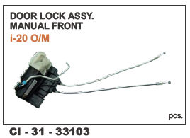 Door Lock Assy Front I20 O/m Lh/rh (Cidis) Vehicle Type: 4 Wheeler