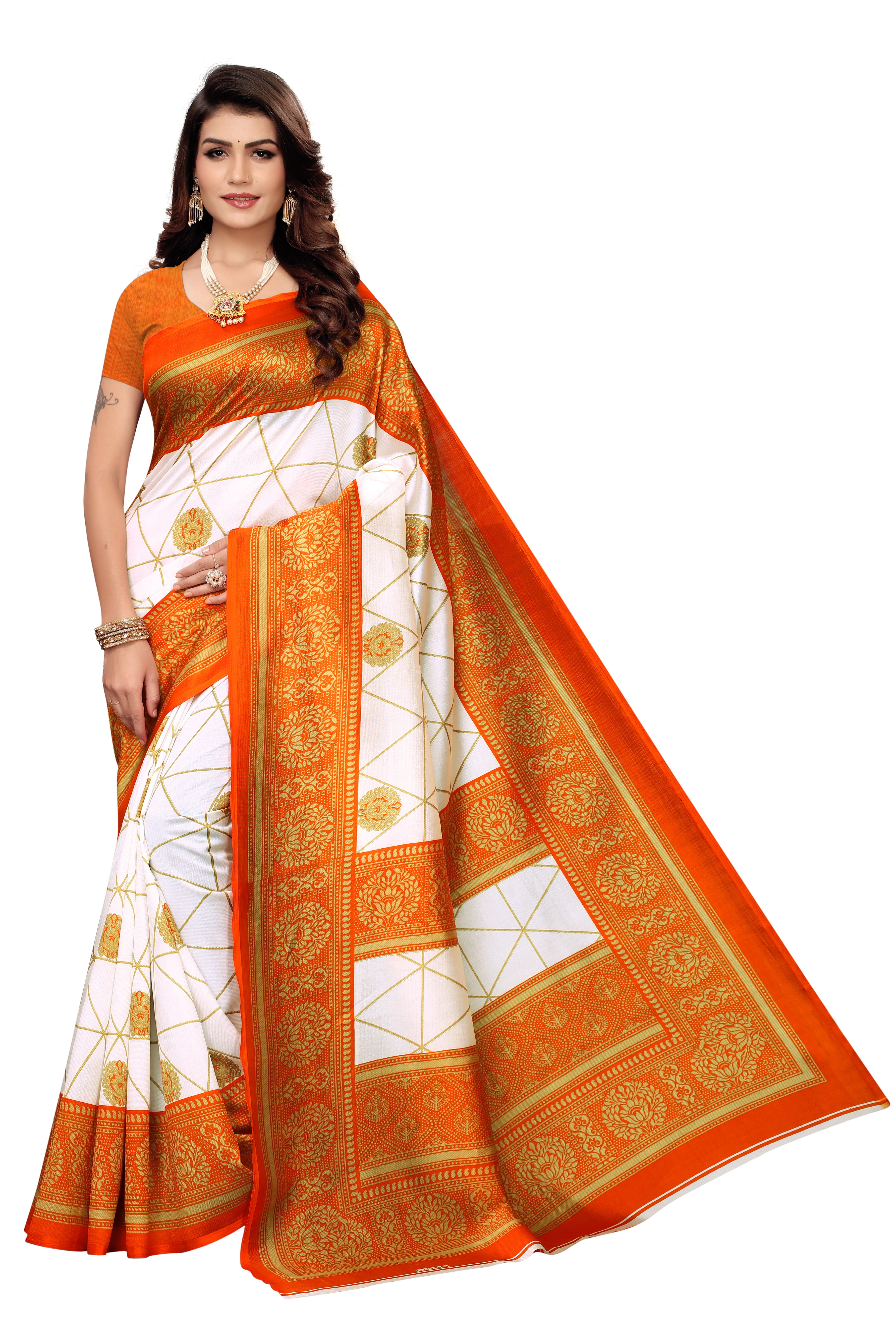 KALAMKARI KHADI SILK SAREE FOR WOMEN