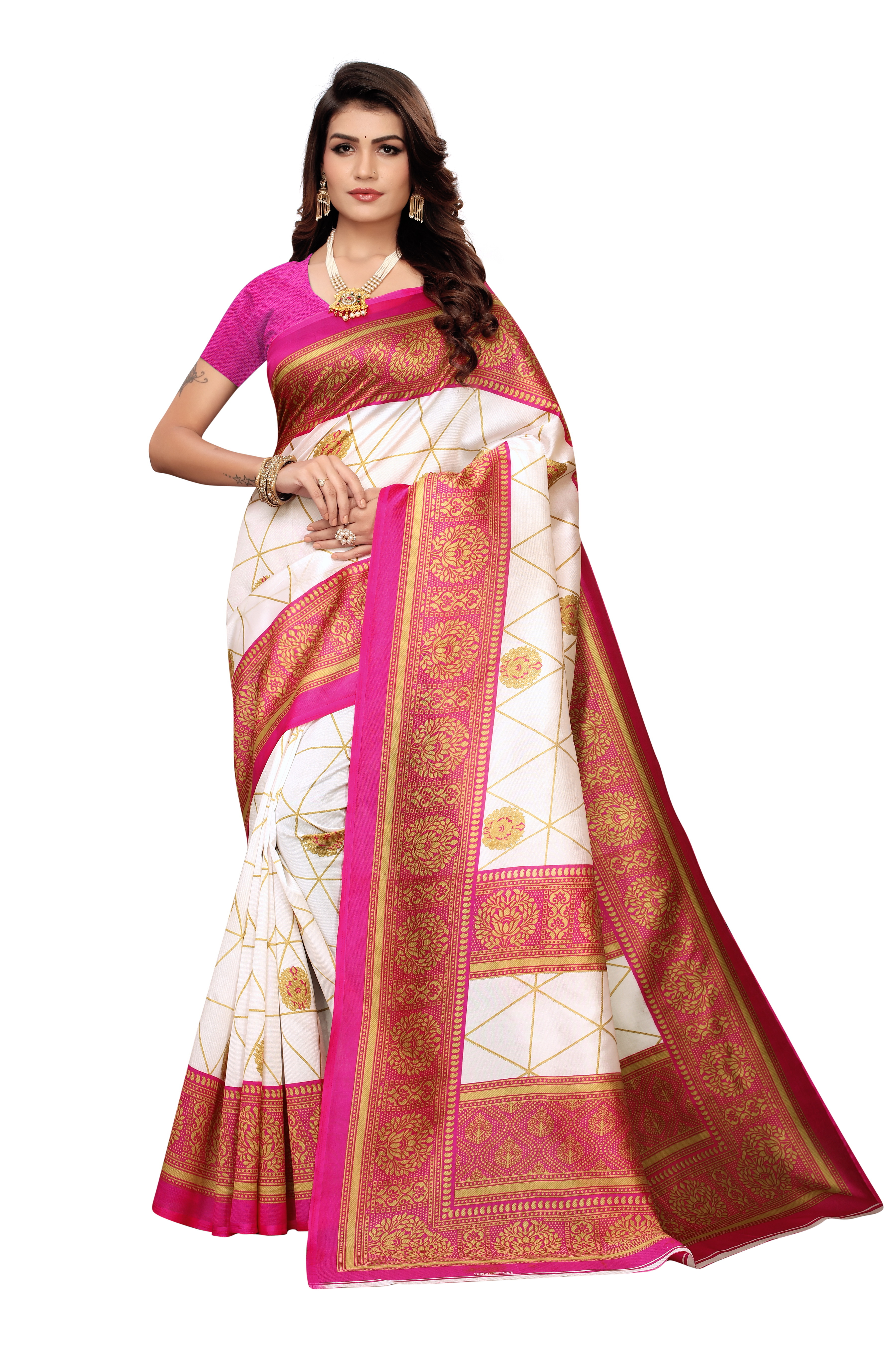 KALAMKARI KHADI SILK SAREE FOR WOMEN