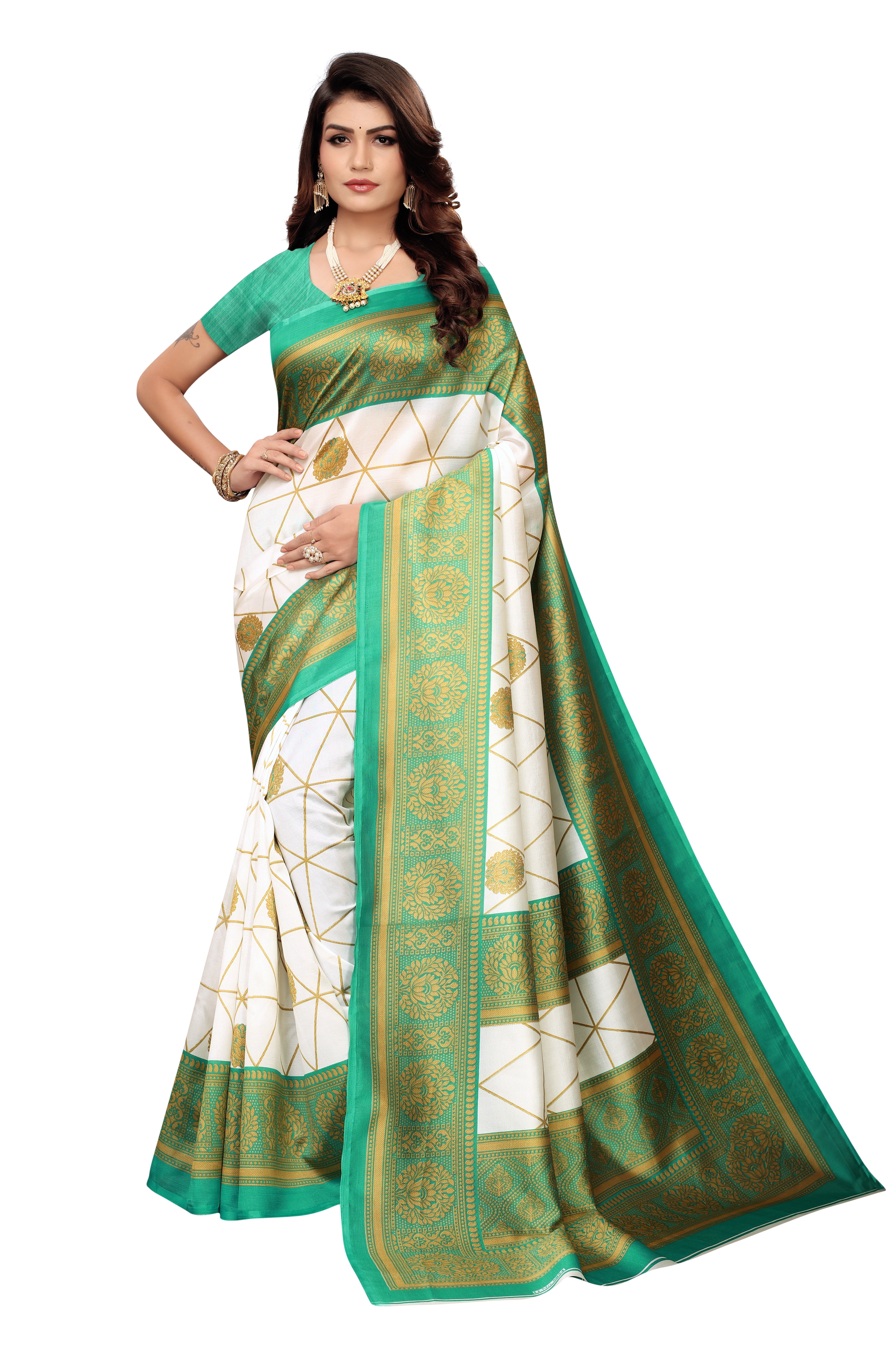 KALAMKARI KHADI SILK SAREE FOR WOMEN