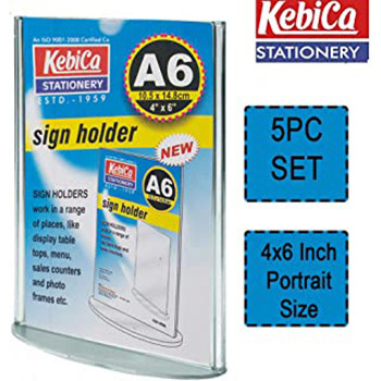 Kebica Oval Base Design Sign Holder