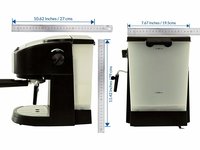 Tecnora New Classico TCM 107 M Thermoblock Pump Espresso and Cappuccino Coffee Maker - 1050 W