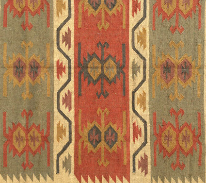 Jute Wool Kilim Rug