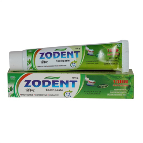 100 gm Anticavity Toothpaste Gel By ZOIC PHARMACEUTICALS