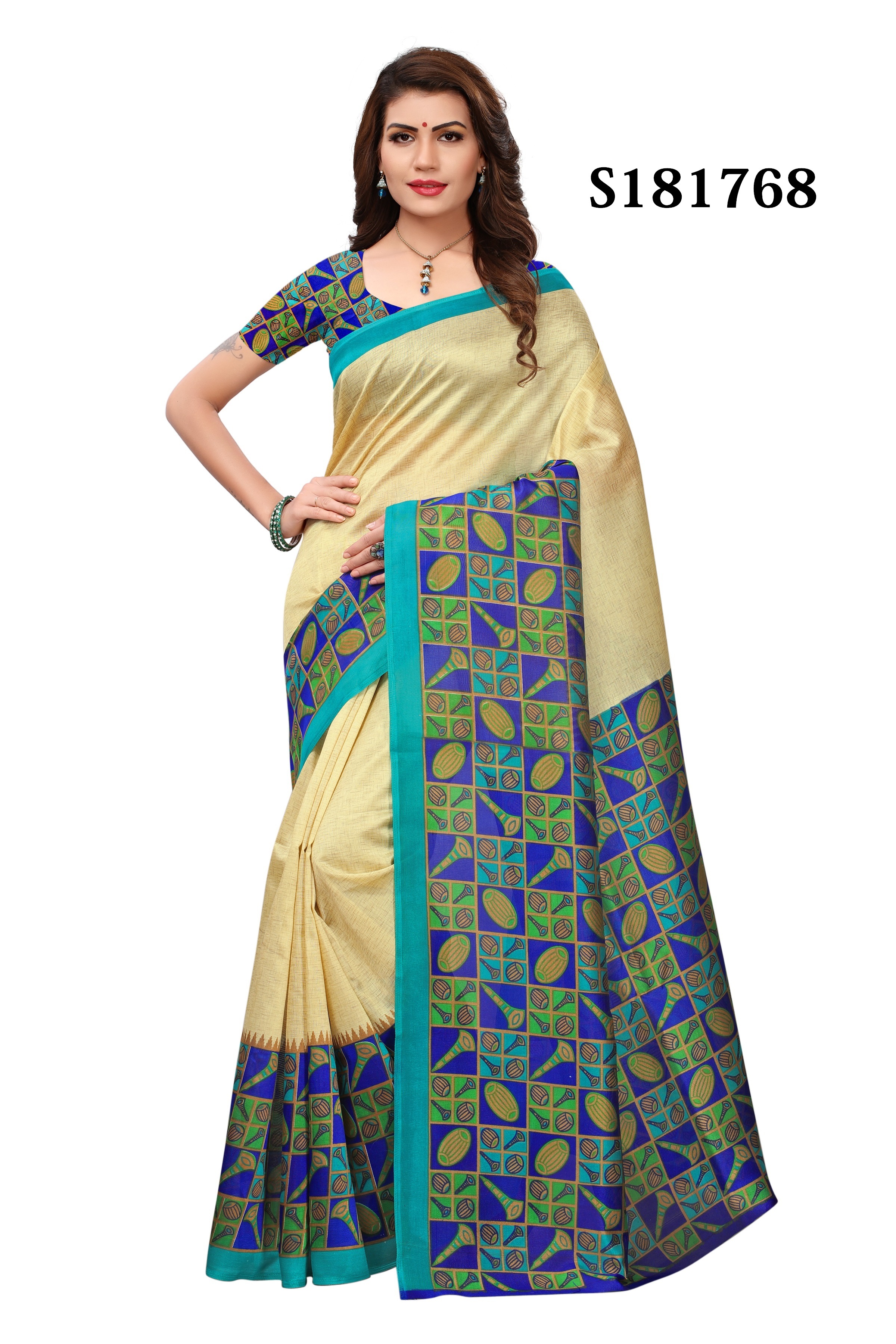 Kalamkari Khadi Silk Saree For Women