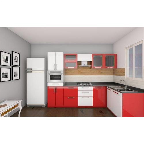 L Shape Modular Kitchen