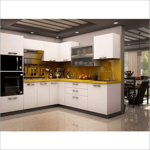 Modern L Shape Modular Kitchen