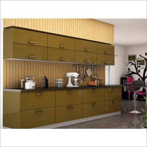 Fancy Straight Modular Kitchen
