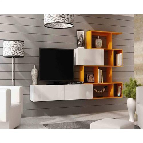 Rustic Wooden TV Unit