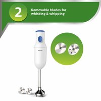 Philips Daily Collection HL1655/00 250-Watt Hand Blender (White)
