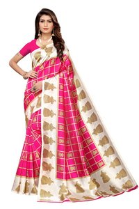 new bollywood style kalamkari silk saree