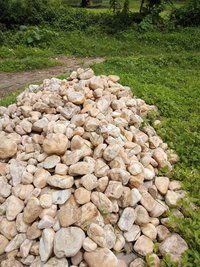 Indian Natural Outdoor Garden Landscape off white big size rock Boulder Stone for road and construction decoration showpiece