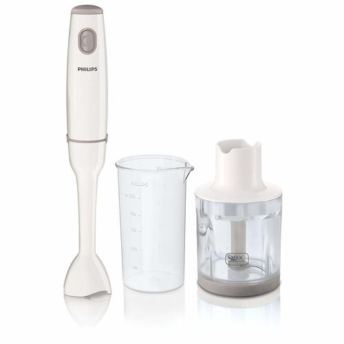 Philips Daily Collection HR1602/00 550-Watt Hand Blender with Chopper
