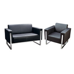 Genuine Leather Office Sofa Set