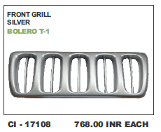 Front Grill Silver Bolero T-1 (cinew)