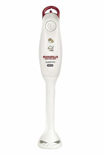 Maharaja Whiteline Supermix HB-107 350-Watt Hand Blender (White/Red)