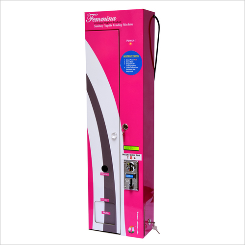 Femmina Elegant Sanitary Napkin Vending Machine By 6TH SENSE INNOVATIONS