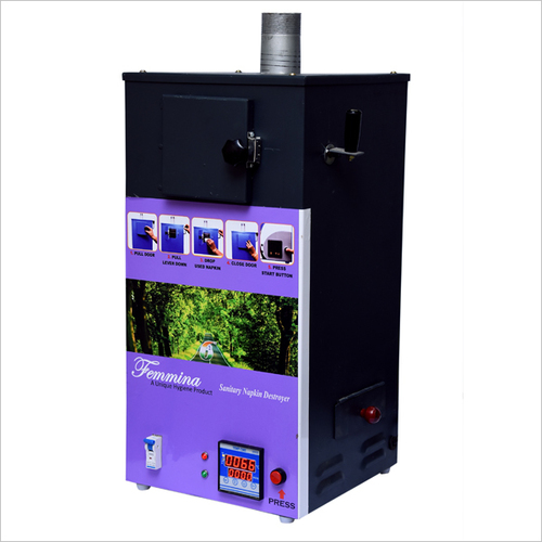 Steel Femmina Cine 10 Sanitary Napkin Incinerator