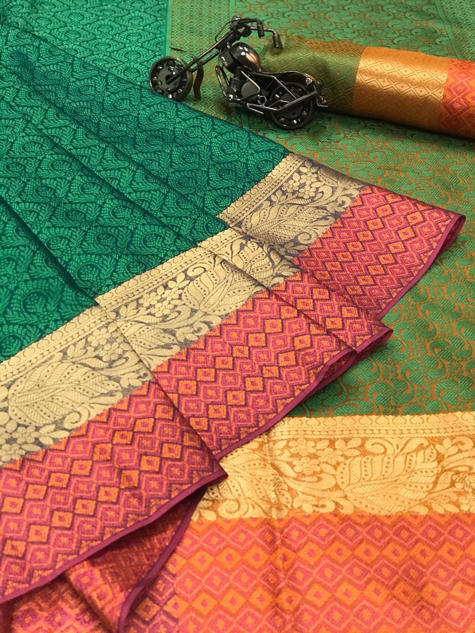 ZOYA weaving Kora muslin silk saree