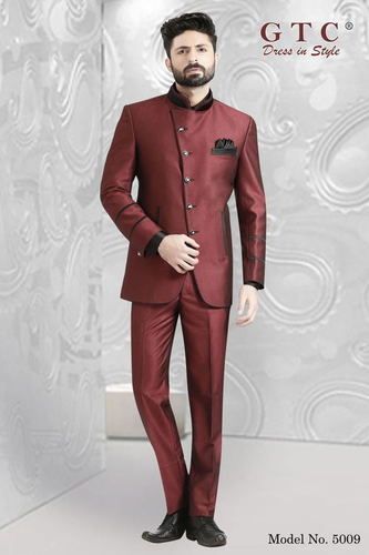 Wine Color Jodhpuri Suit In Imported Fabric... | Suits, Jodhpuri suits for  men, Trouser style