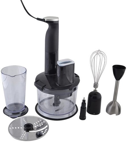 Panasonic MX-SS40BSM 600-Watt Hand Blender with Chopper and Slicer (Black)