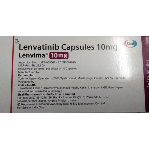 Lenvima Lenvatinib 10 Mg Capsules