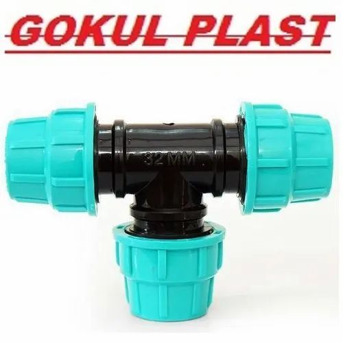 HDPE Compression Tee By GOKUL POLY VALVES PRIVATE LIMITED