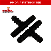 Drip Fittings Tee - Pp Material, Sizes 12mm-20mm | Corrosion Proof, High Pressure Resistance, Accurate Dimension, Flawless Finish
