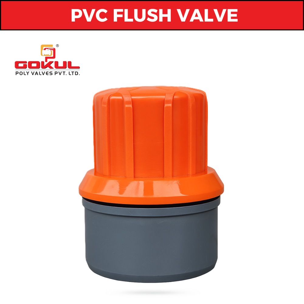 Pvc Flush Valve - Diameter: 2" To 3" Inch (In)