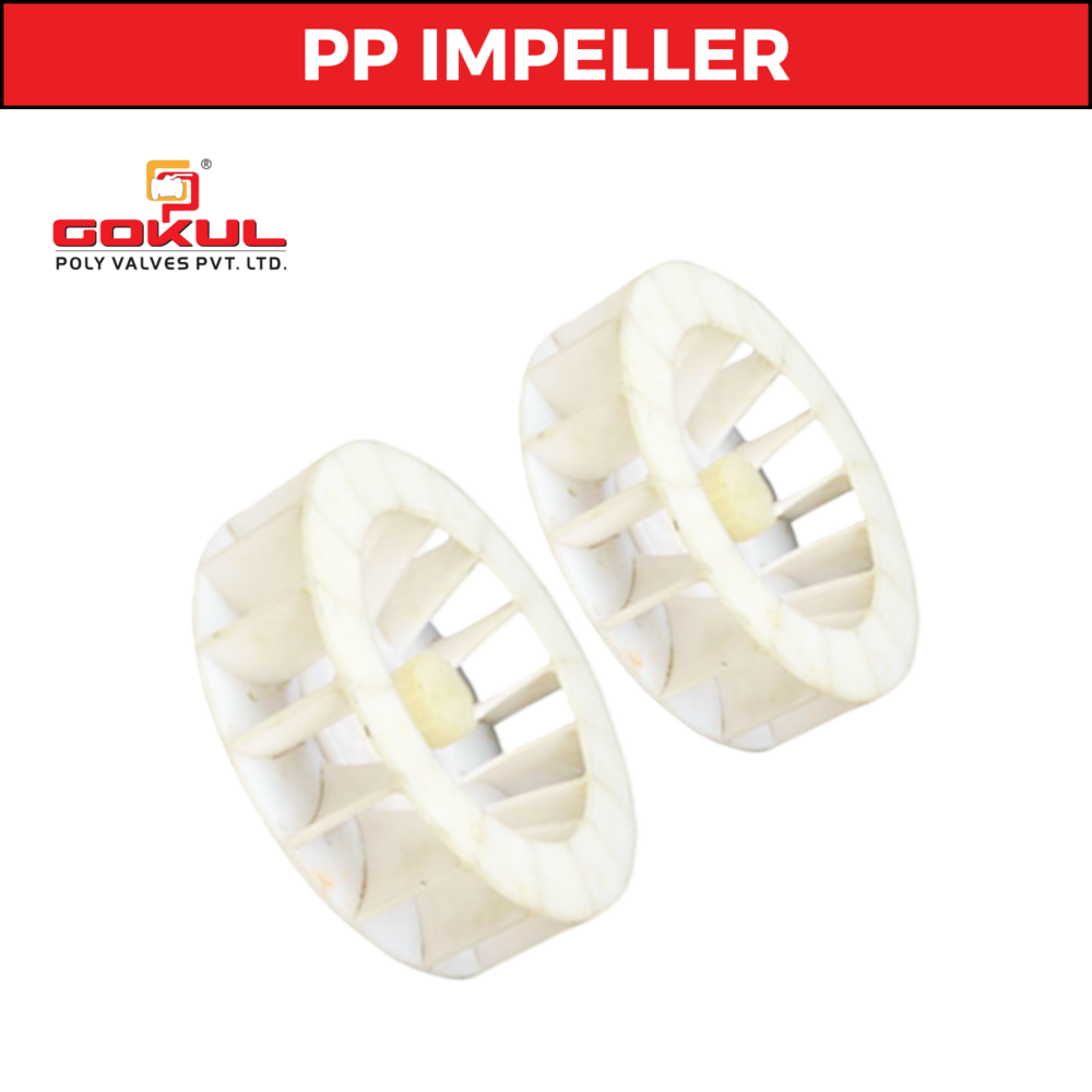 PP Impeller Blowers - Plastic Polypropylene Round Blowers, 10-24 Inch Size, 50-60mm Thickness, 3-4kg Weight, Industrial Use, Air Cooling, Fresh Air