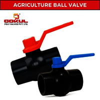 Pp Solid Ball Valve - 15mm To 100mm Size, Black And Gray Color | Manual Operation, Leakage Proof, Weather Resistant, Breakage Resistant, Easy To Clean