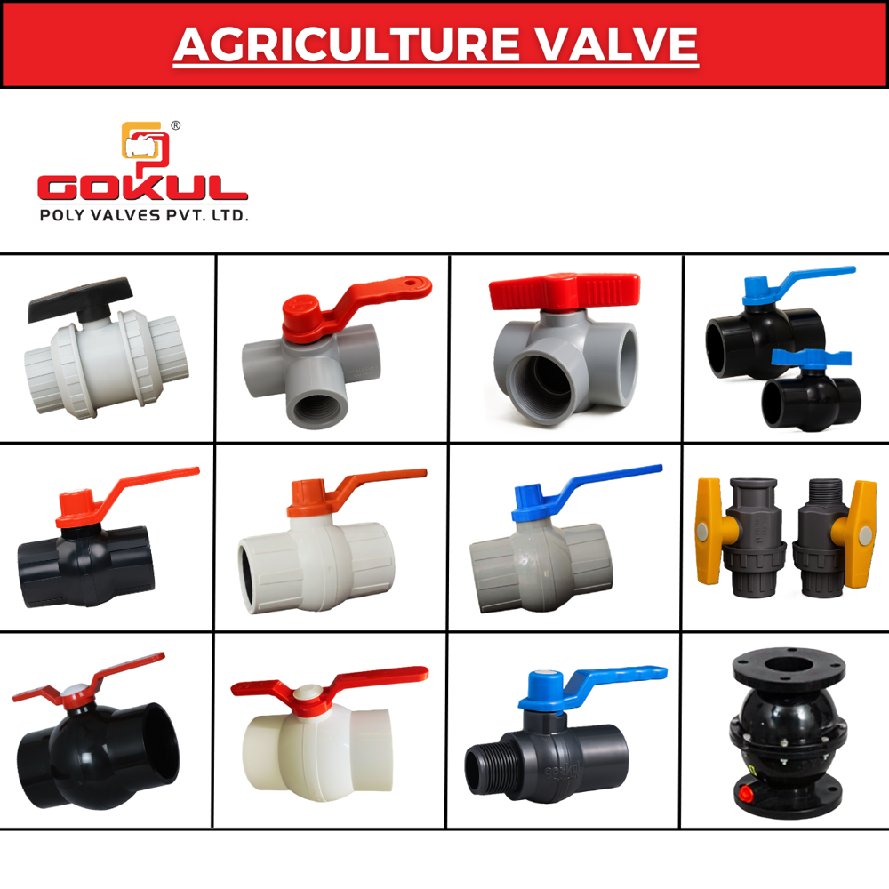 Pvc Ball Valve - Application: Industrial & Water Line