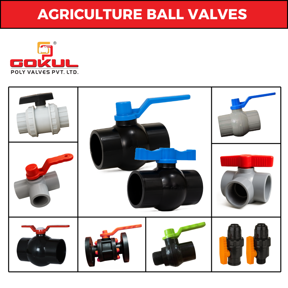 Agriculture Pvc Ball Valve - Application: Industrial & Water Line