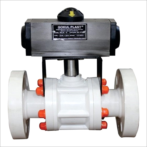 Actuator Operated Polypropylene Ball Valve