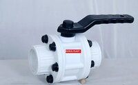 PP Three Piece Screwed End Ball Valve