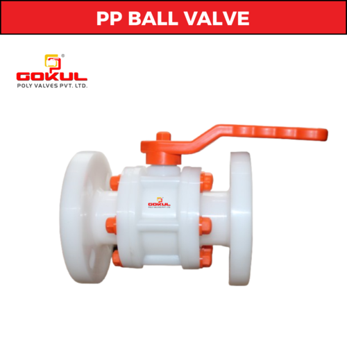 Flanged End PP Ball Valve