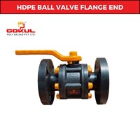 Flange End HDPE Ball Valve