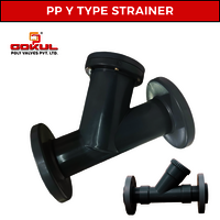 Polypropylene Y Type Flange End Strainer